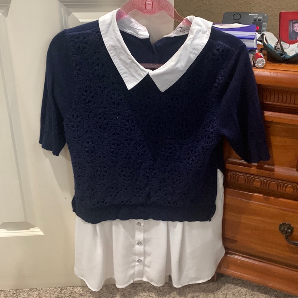 Navy Womens top size medium